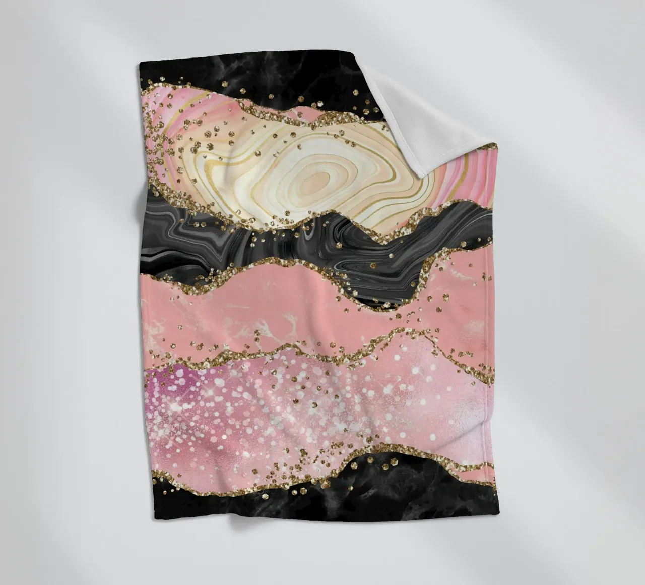 Agata rosa glitterata Texture 05 coperta in pile da Gemstone Textures