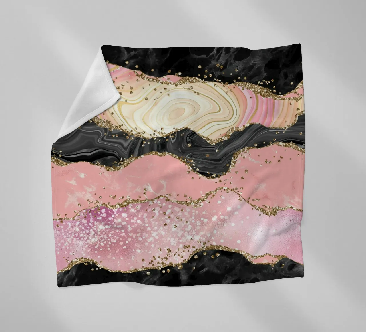 Agata rosa glitterata Texture 05 coperta in pile da Gemstone Textures