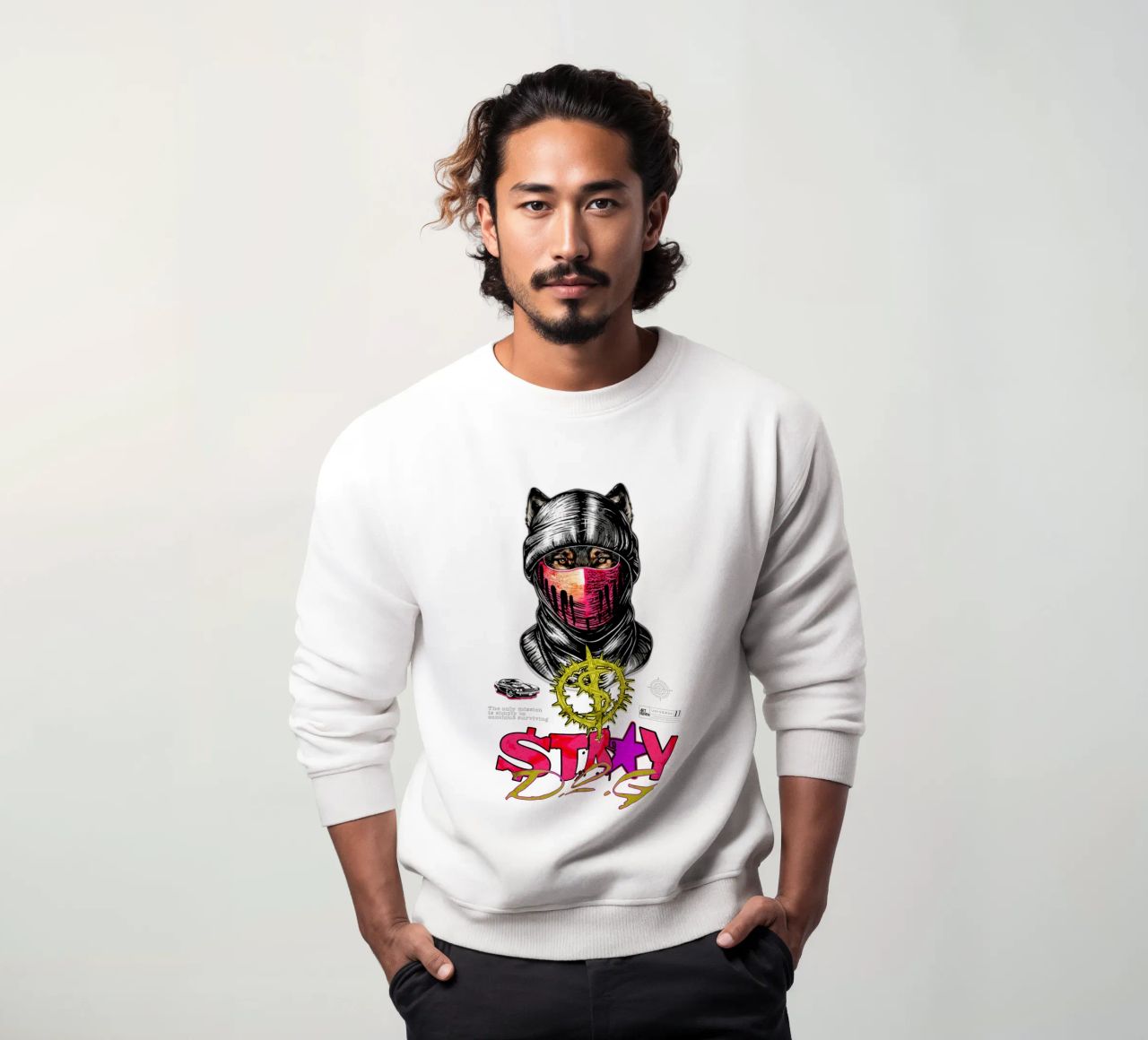 Stray DOG sudadera de artelevenstudio