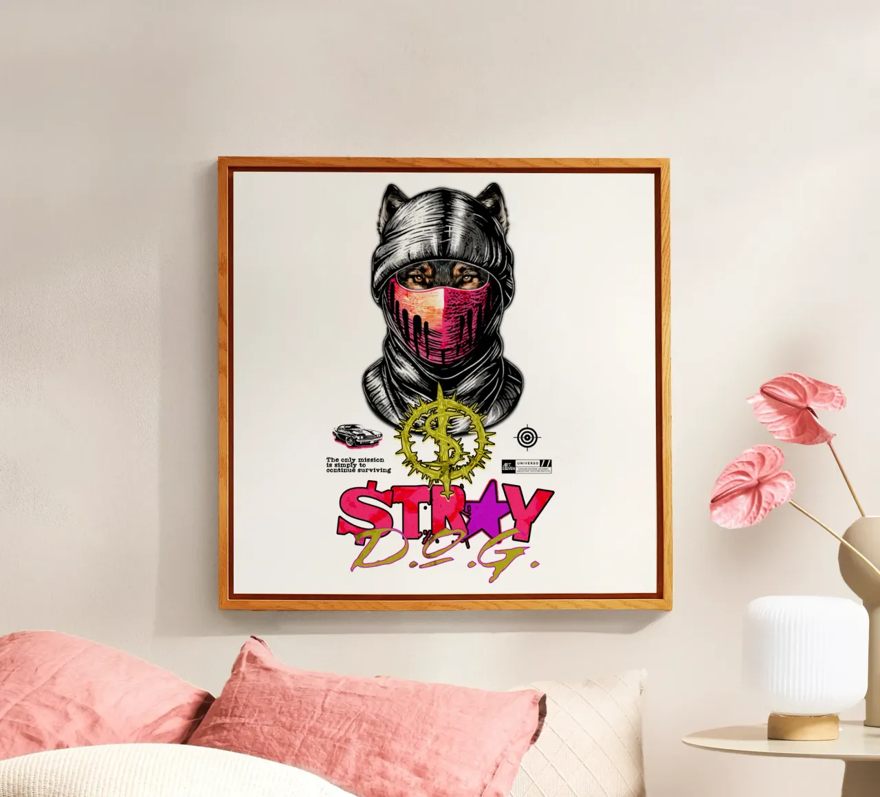 Stray DOG plexiglass da artelevenstudio