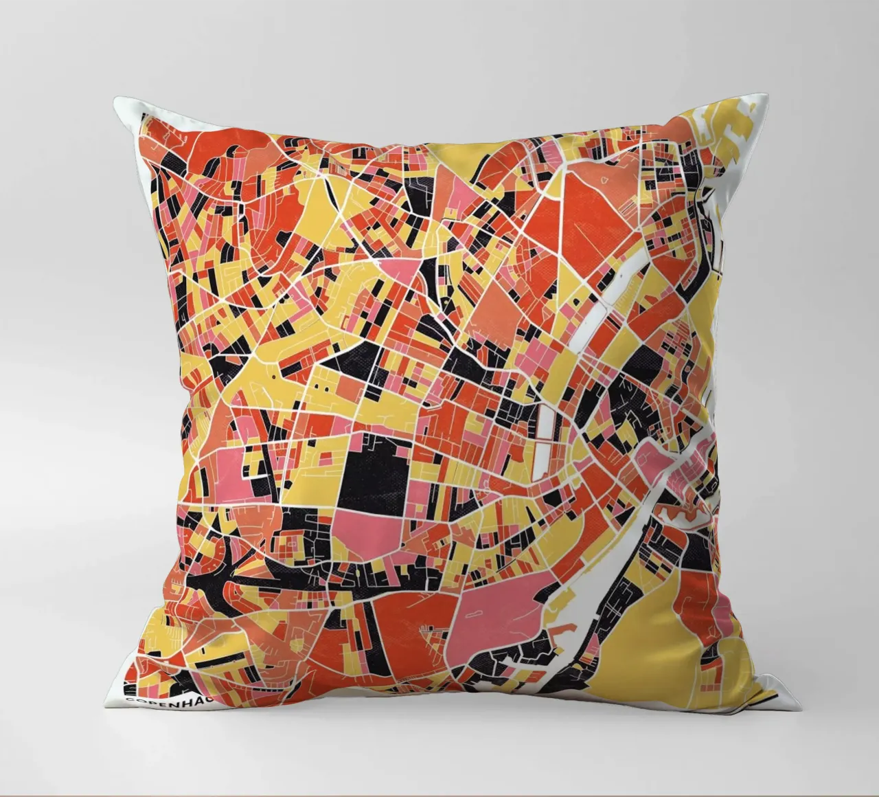 Copenhagen II cuscino da The Cartography Collection