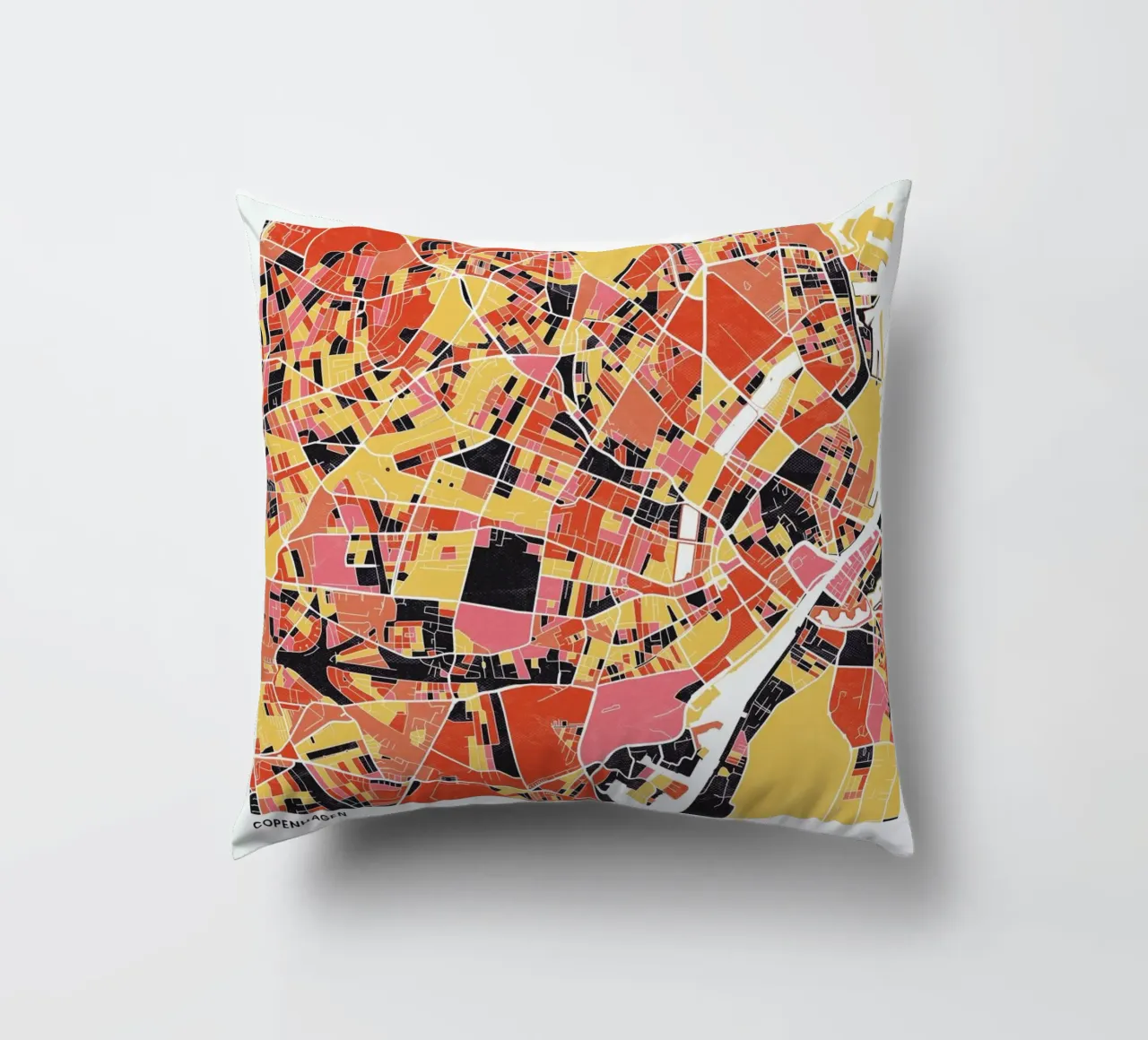 Copenhagen II cuscino da The Cartography Collection