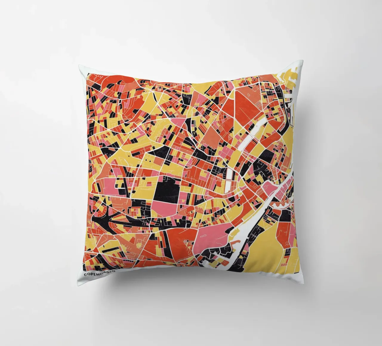 Copenhagen II cuscino da The Cartography Collection