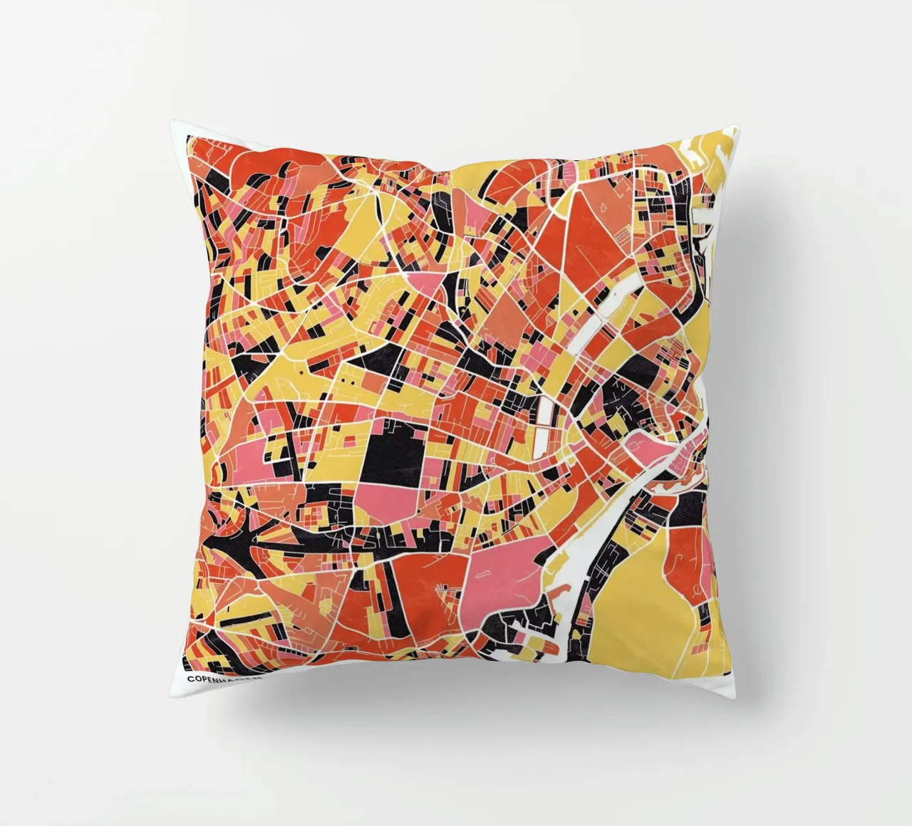 Copenhagen II cuscino da The Cartography Collection