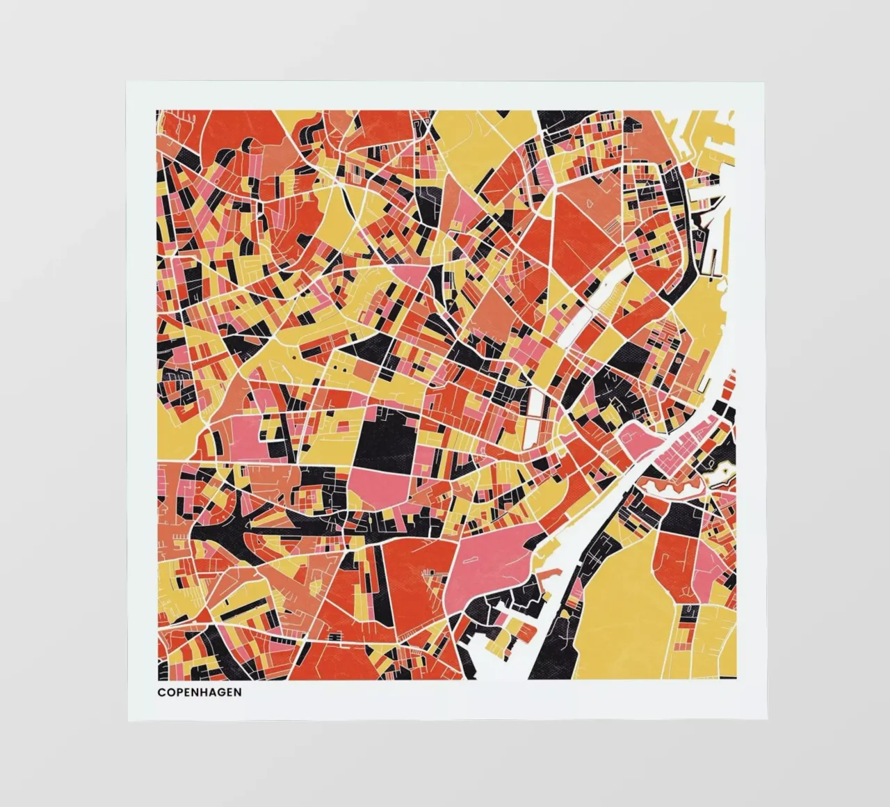Copenhagen II telo in pvc da The Cartography Collection