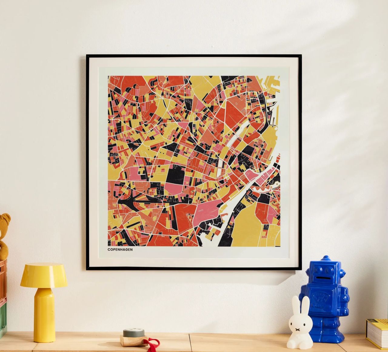 Copenhagen II poster by The Cartography Collection