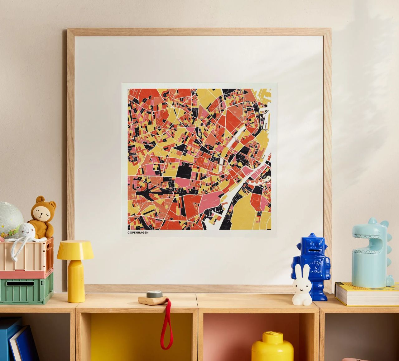Copenhagen II poster by The Cartography Collection
