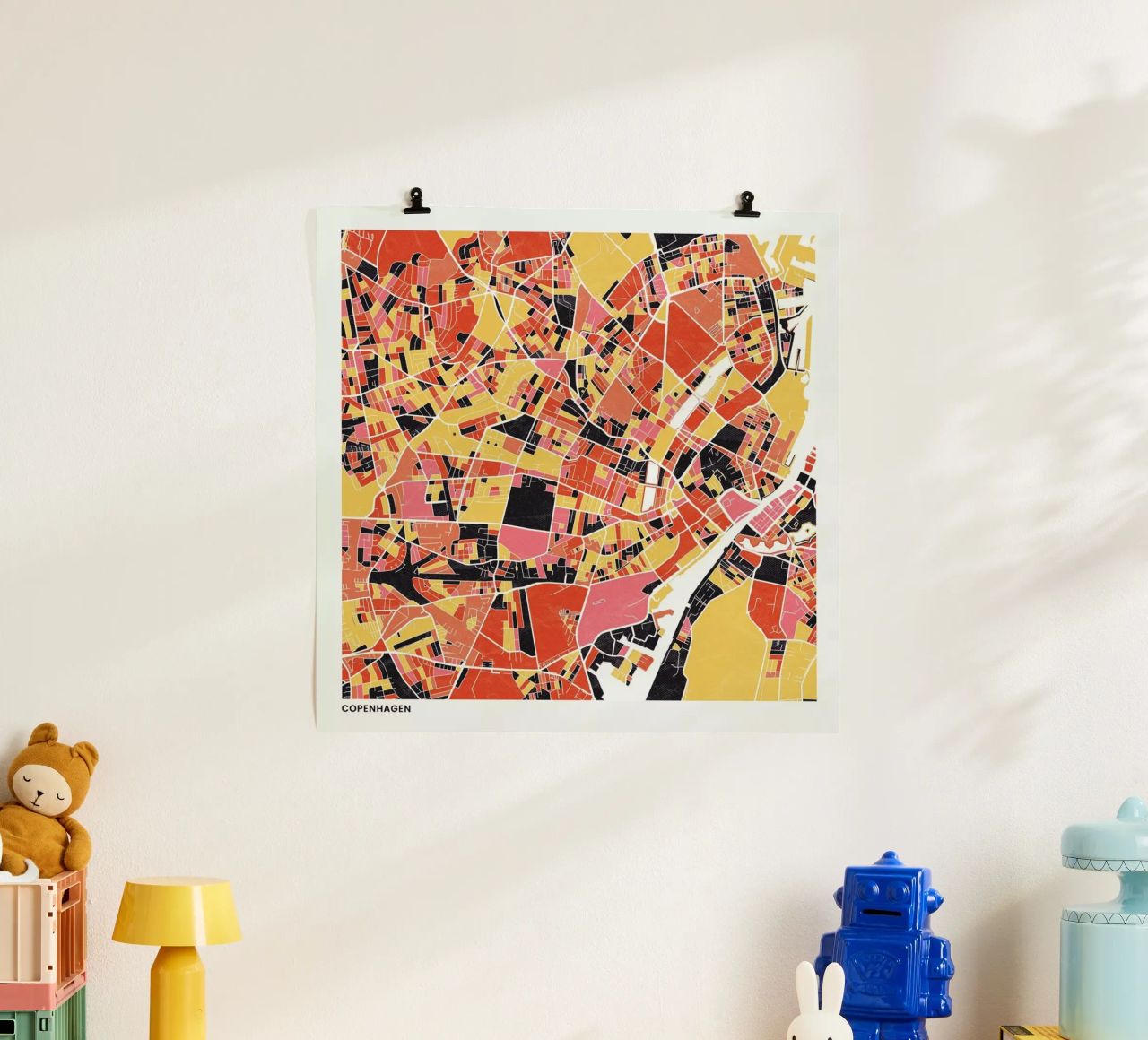 Copenhagen II poster by The Cartography Collection