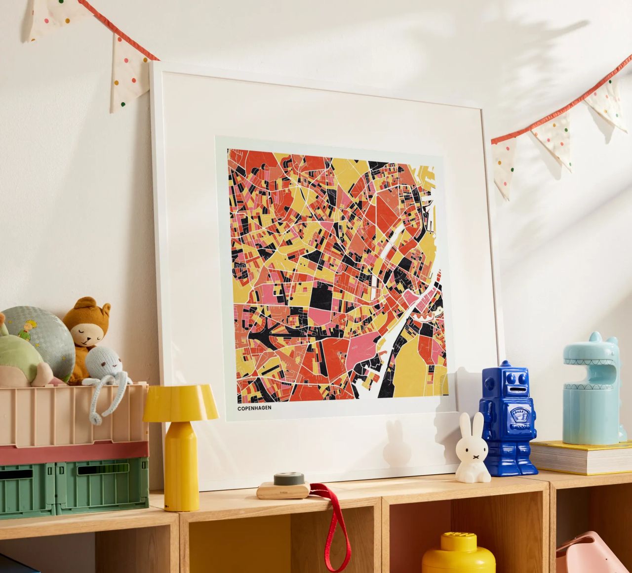 Copenhagen II poster by The Cartography Collection