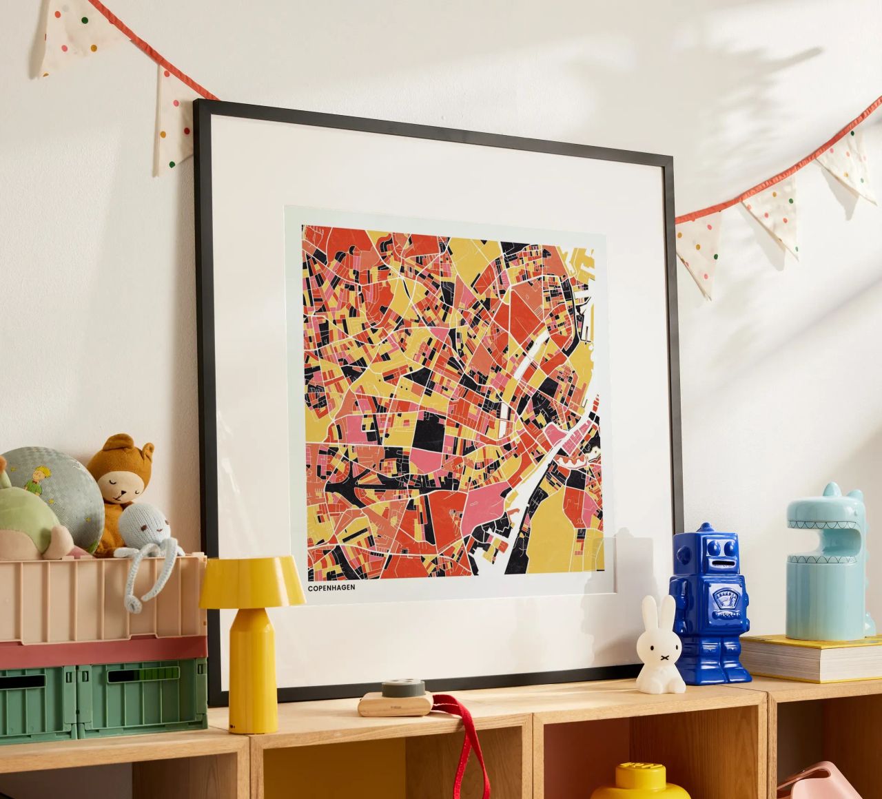 Copenhagen II poster by The Cartography Collection