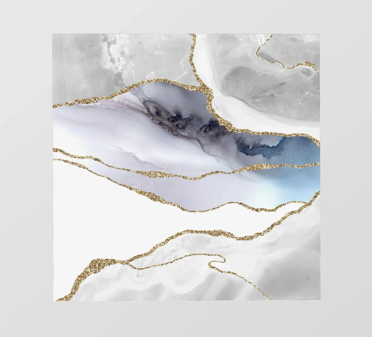 Agata bianca e oro Texture 05 pellicola backlit da Gemstone Textures
