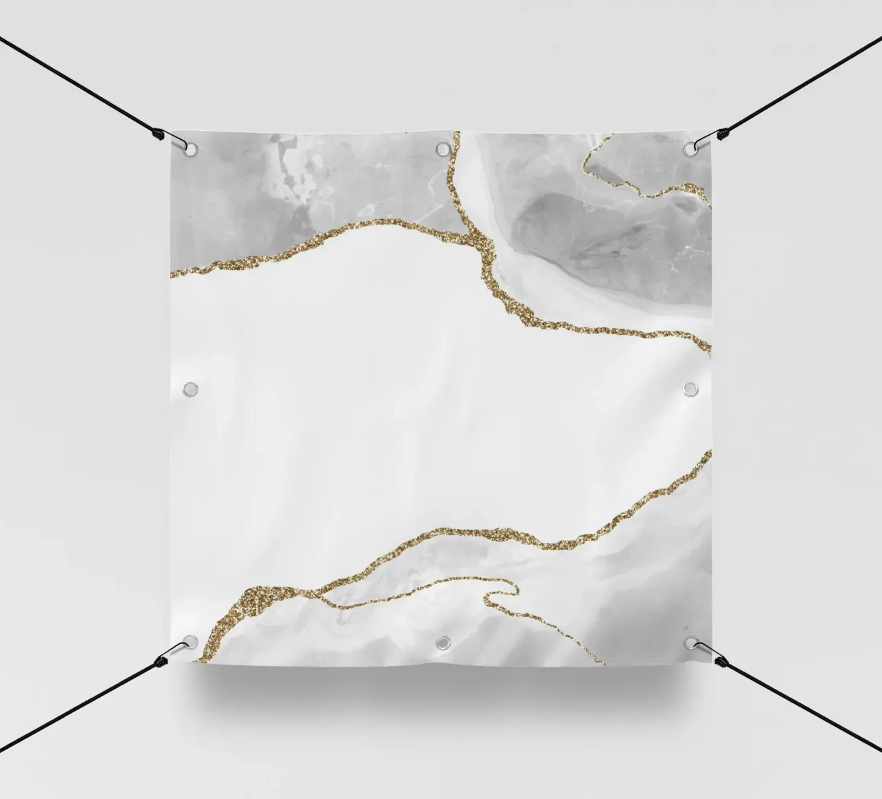 Agata bianca e oro Texture 09 telo in pvc da Gemstone Textures