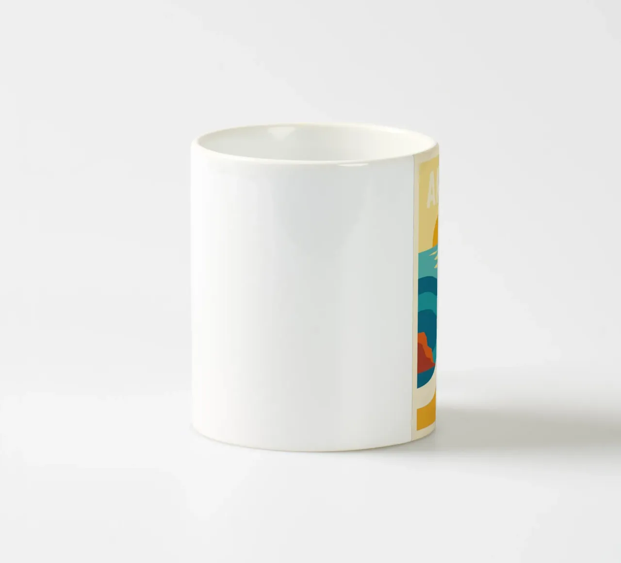 Anglet, tramonto sulla costa basca tazza in ceramica da JETLAG | affiches voyage