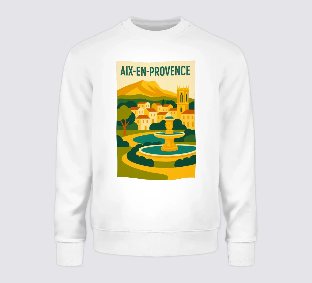 AIX-EN-PROVENCE - La dolcezza della Provenza felpa da JETLAG | affiches voyage