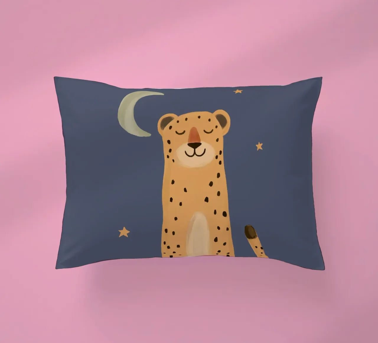 Himmlischer Gepard Druck, Kinderzimmer Wandkunst, Spielzimmer Dekoration Kissen von Little Lola