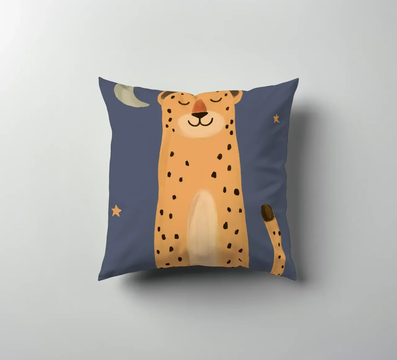 Himmlischer Gepard Druck, Kinderzimmer Wandkunst, Spielzimmer Dekoration Kissen von Little Lola