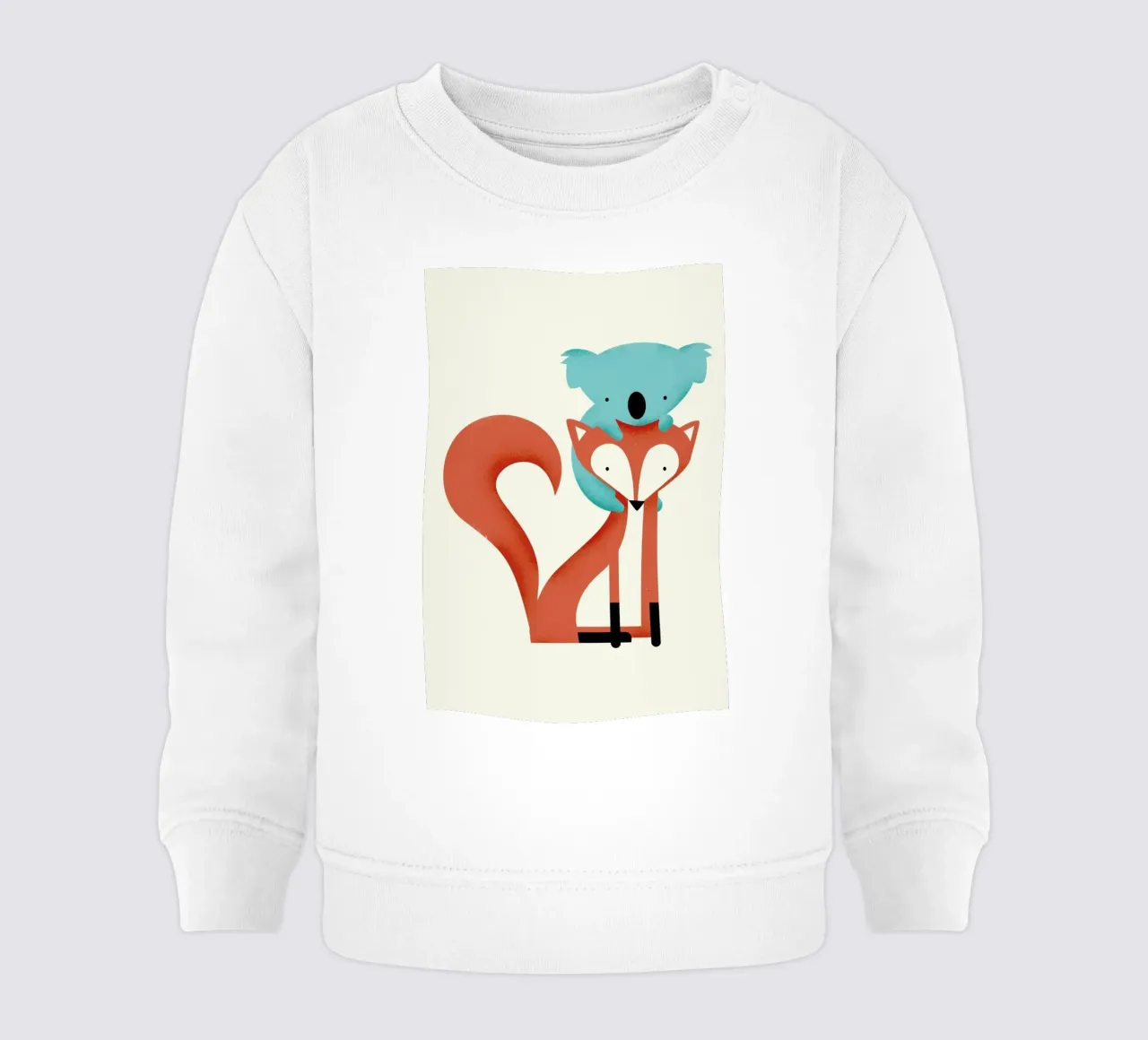 Fox and Koala felpa neonato da Jay Fleck