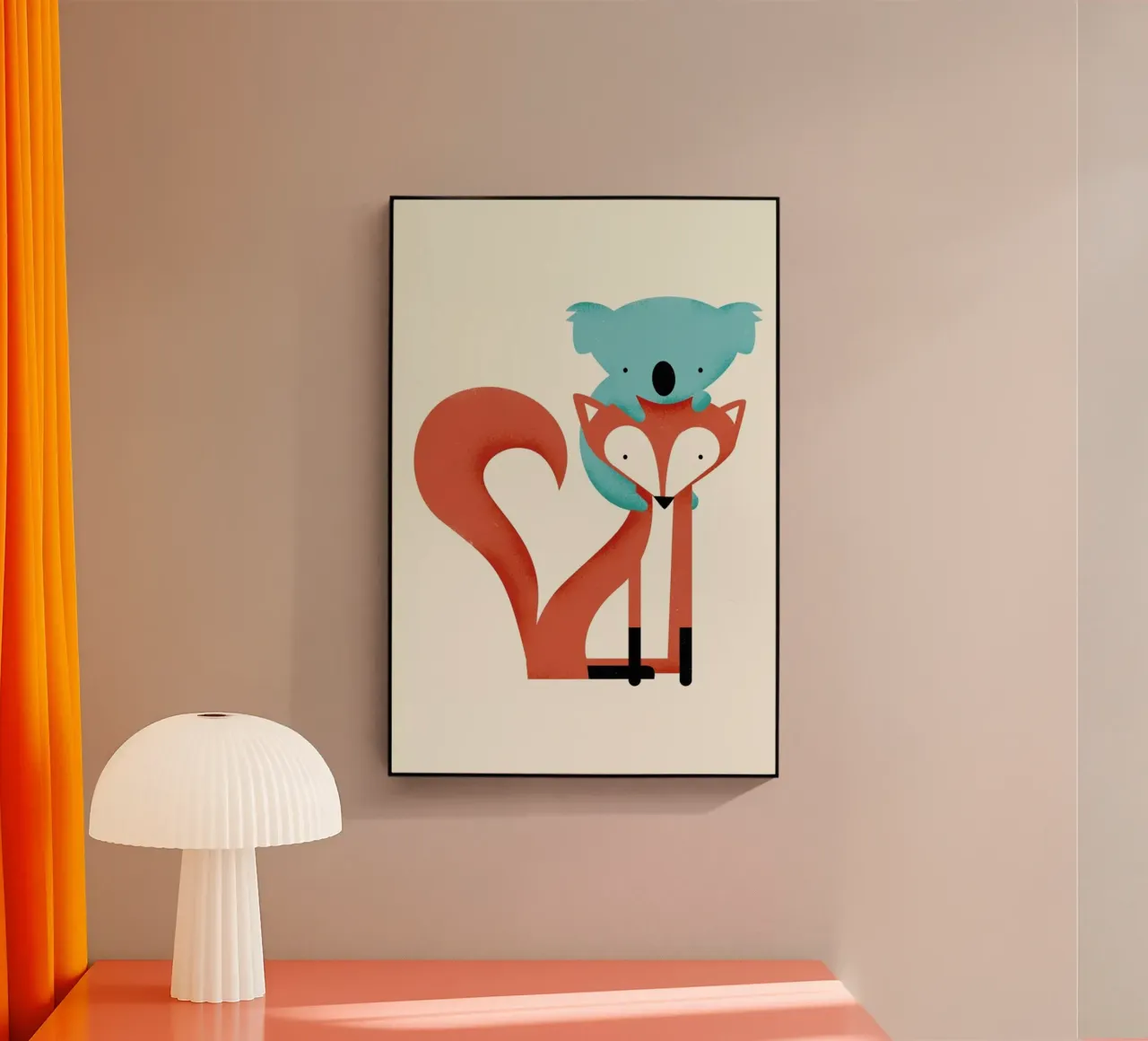 Fox and Koala plexiglass da Jay Fleck