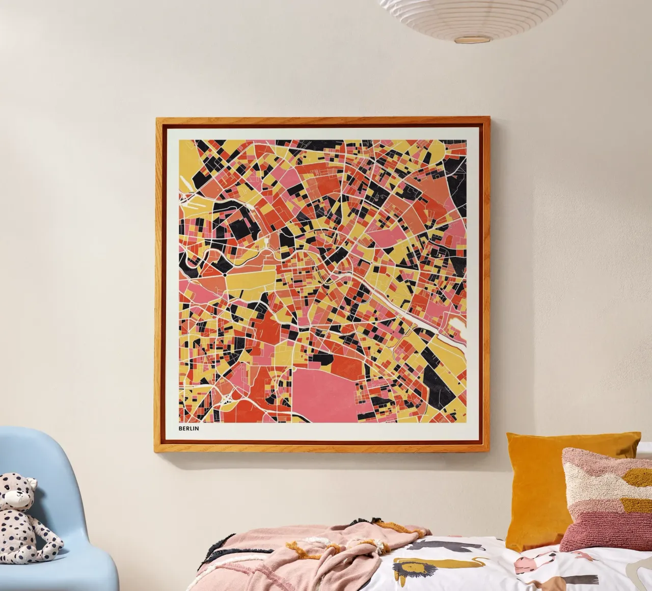 Berlin II plexiglass da The Cartography Collection