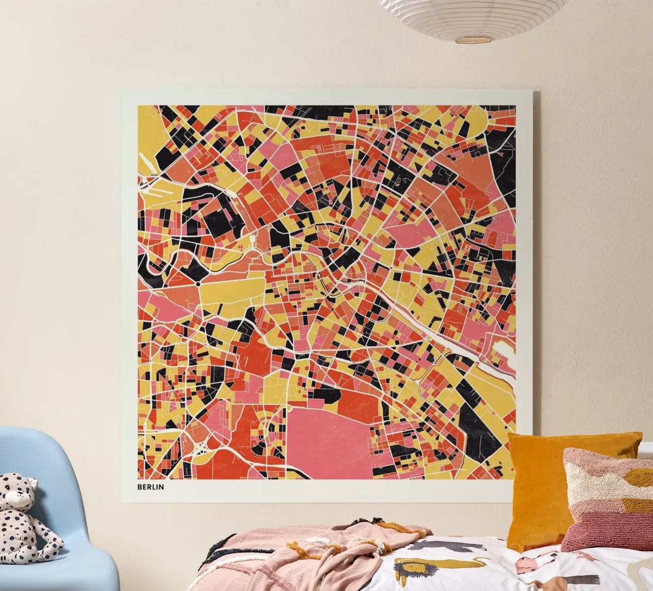 Berlin II plexiglass da The Cartography Collection