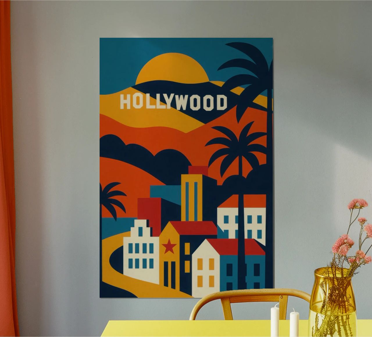 Hollywood - La magie commence ici poster de JETLAG | affiches voyage
