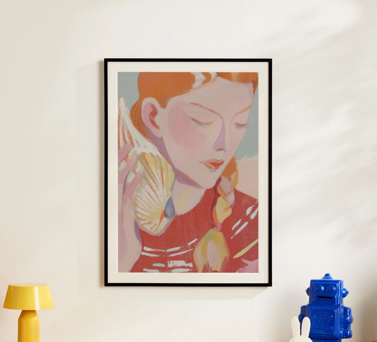 Abstrakte Frau Poster, Moderne Kunst, Zeitgenössischer Druck Poster von Boheme