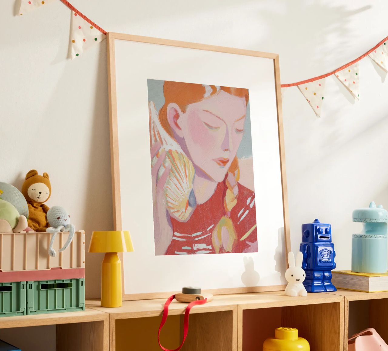 Abstrakte Frau Poster, Moderne Kunst, Zeitgenössischer Druck Poster von Boheme