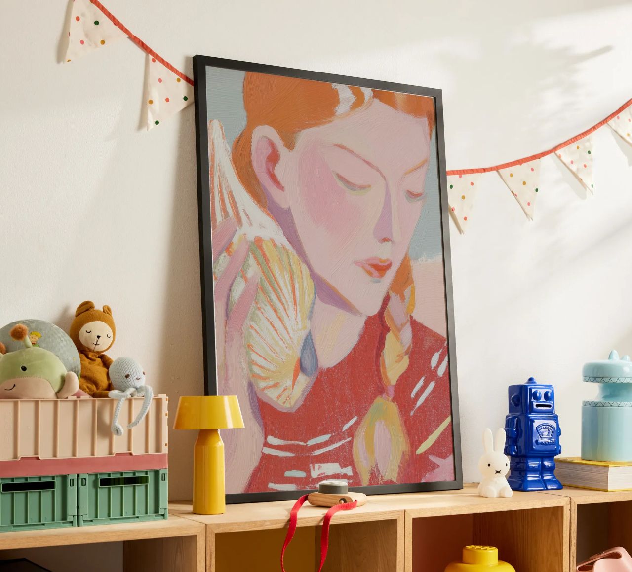 Abstrakte Frau Poster, Moderne Kunst, Zeitgenössischer Druck Poster von Boheme