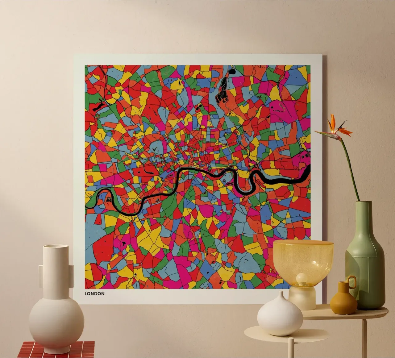 London plexiglass da The Cartography Collection