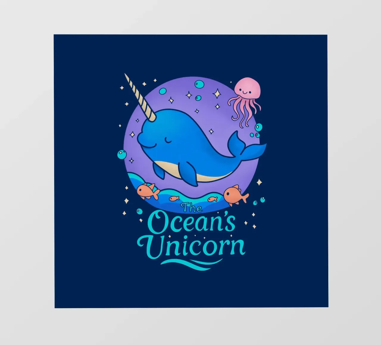 Das Einhorn des Ozeans PVC Plane von Loobs