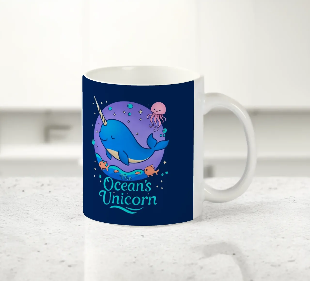 L'unicorno dell'oceano tazza in ceramica da Loobs