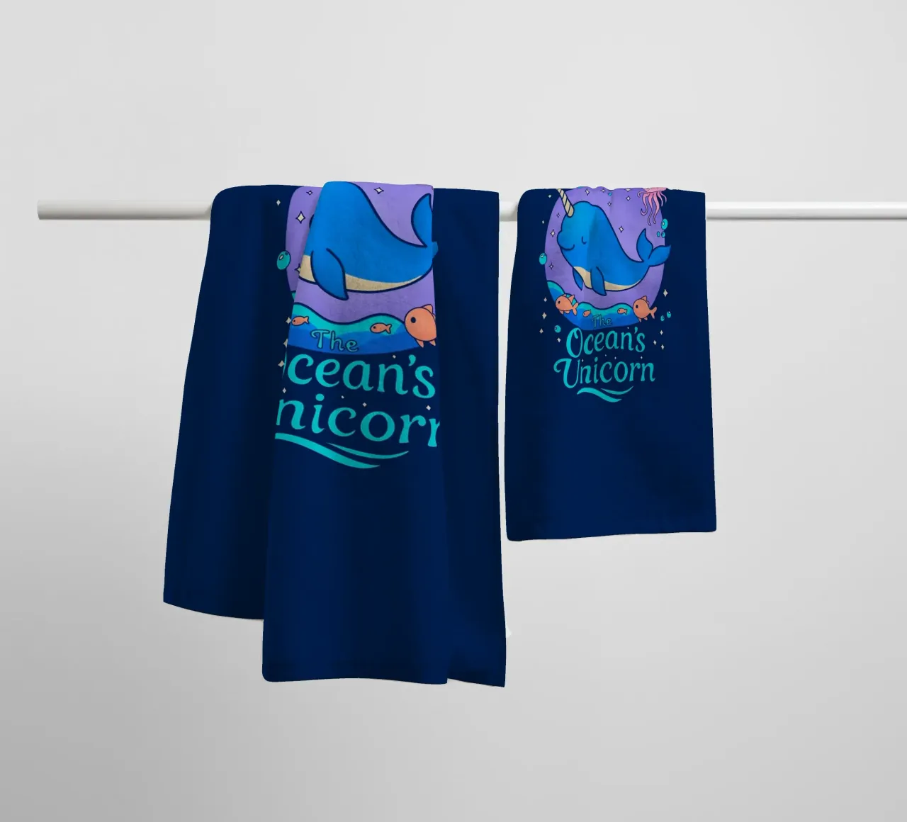 The Ocean's Unicorn towel by Loobs