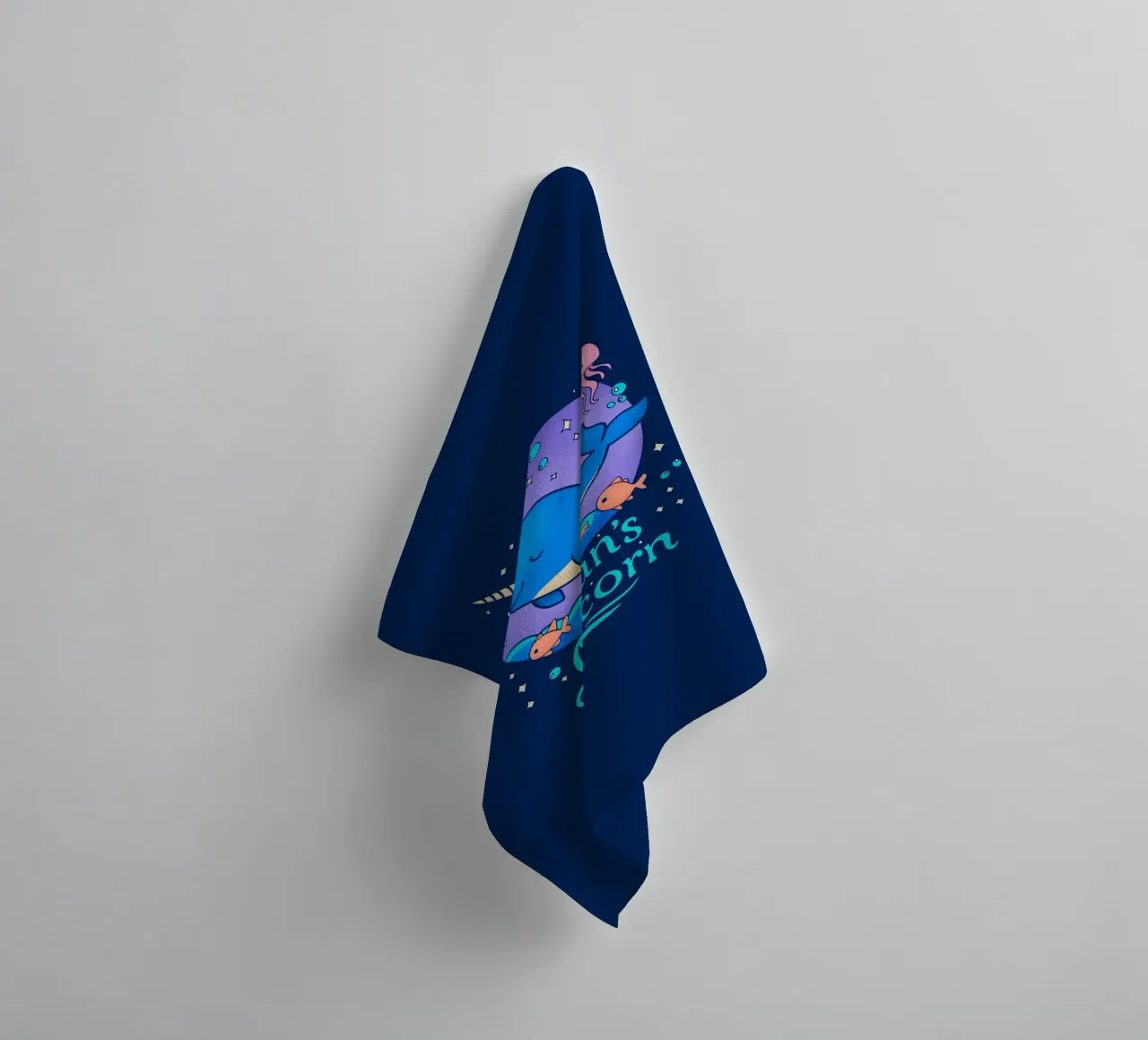The Ocean's Unicorn towel by Loobs