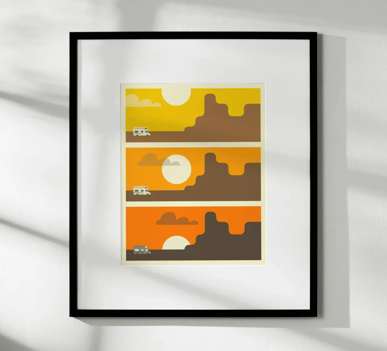 TRAMONTO DEL DESERTO poster da Jazzberry Blue