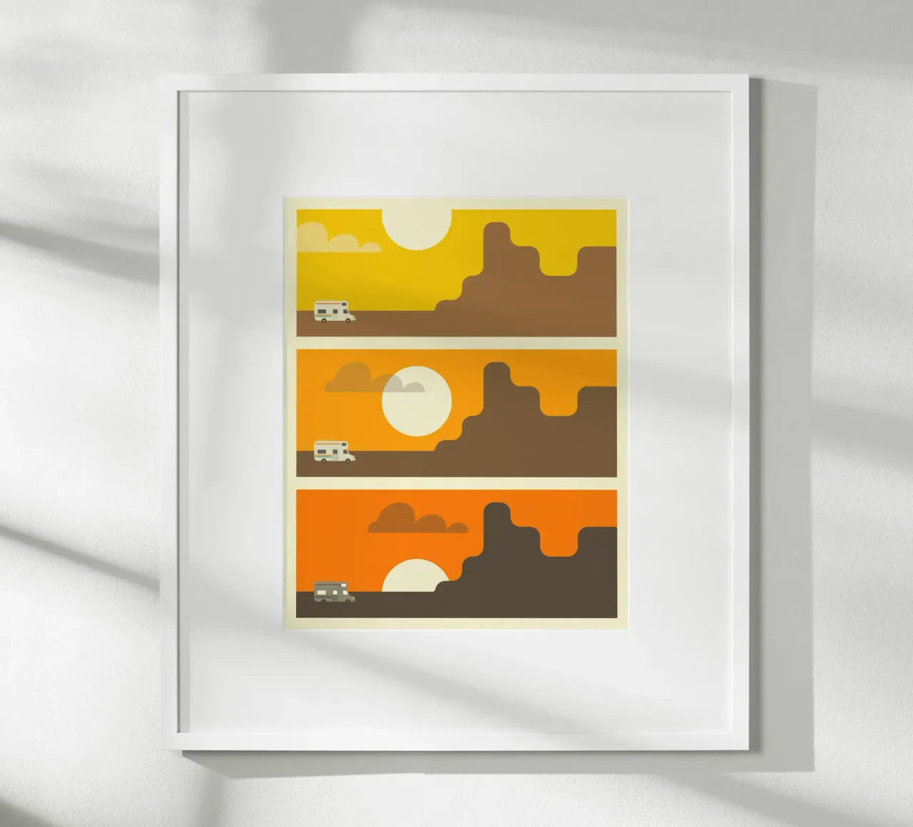 TRAMONTO DEL DESERTO poster da Jazzberry Blue