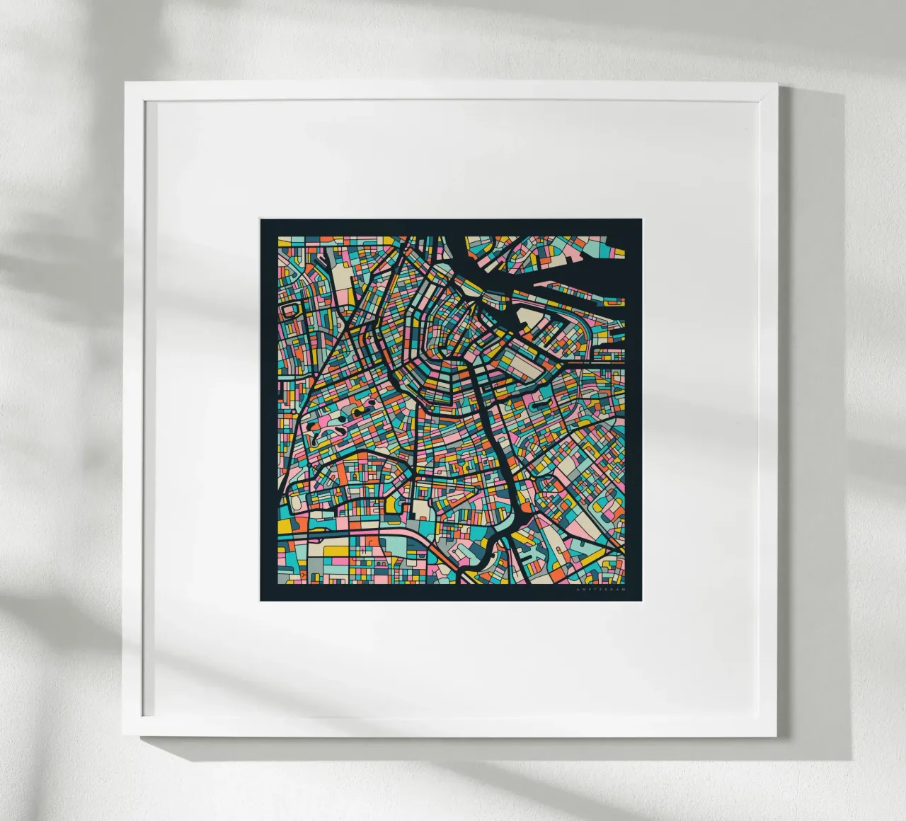 MAPPA AMSTERDAM carta hahnemühle da Jazzberry Blue