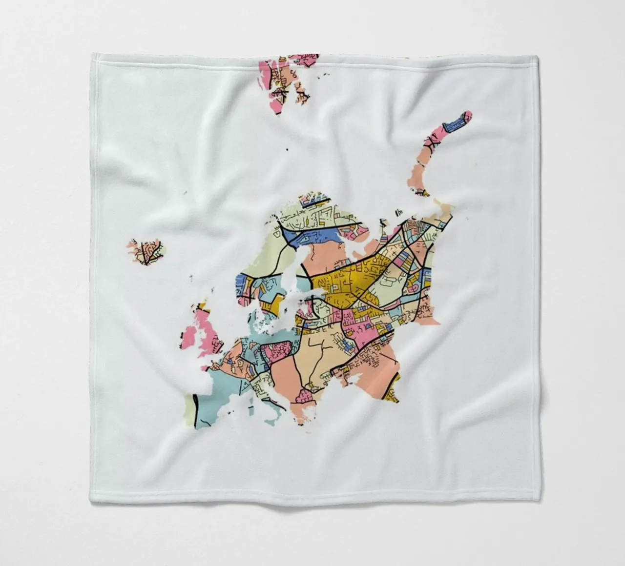Europe coperta in pile da The Cartography Collection