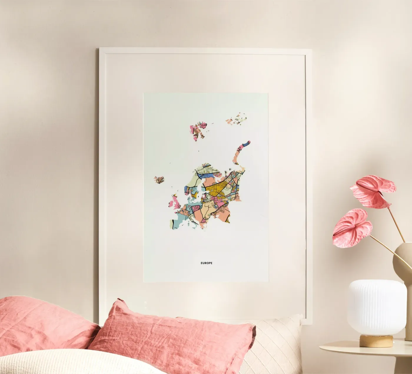 Europe poster da The Cartography Collection