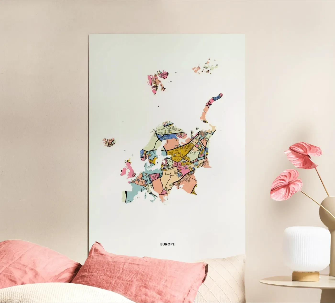 Europe poster da The Cartography Collection