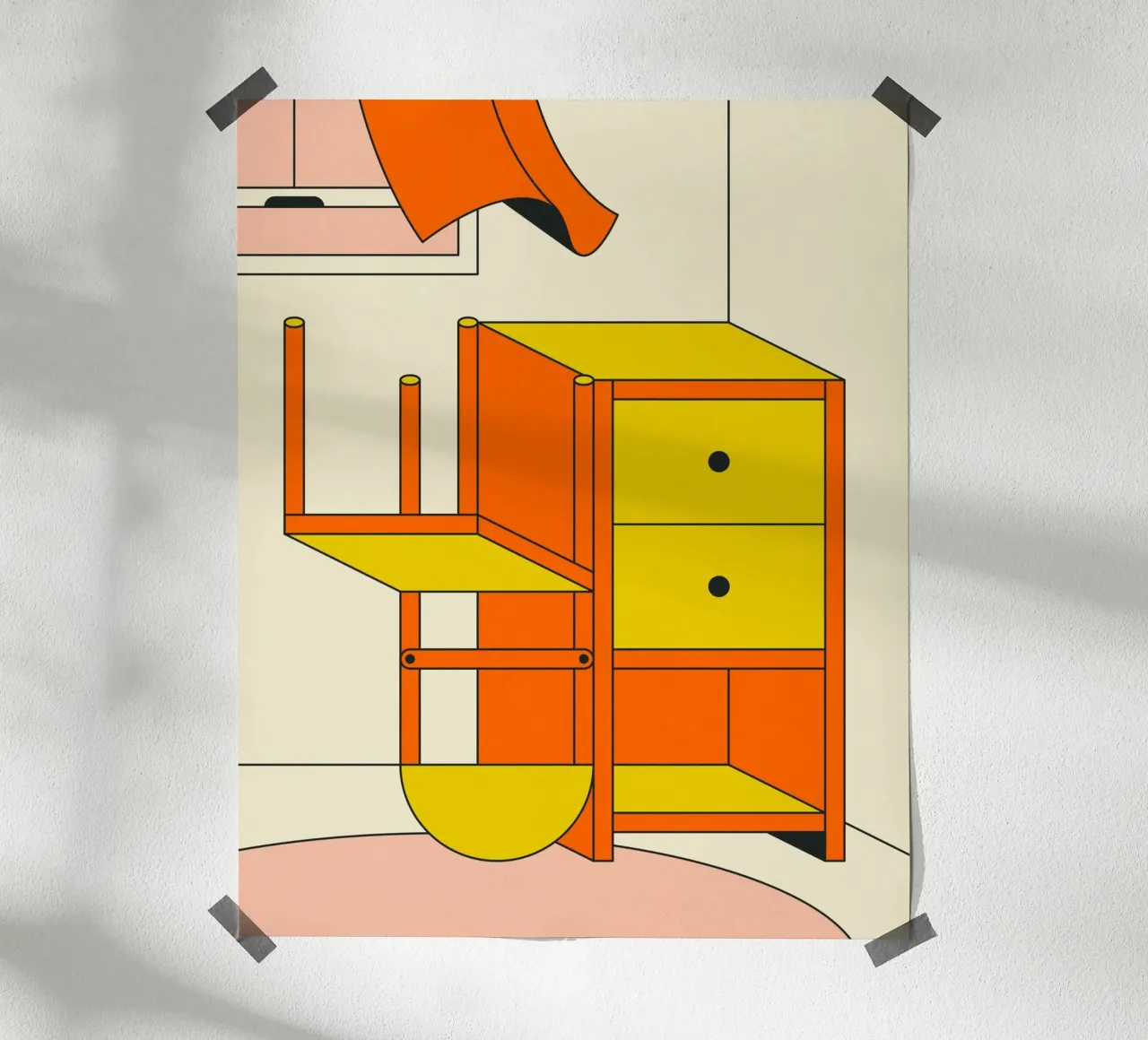 GEOMETRIE SUBURBANE carta hahnemühle da Jazzberry Blue