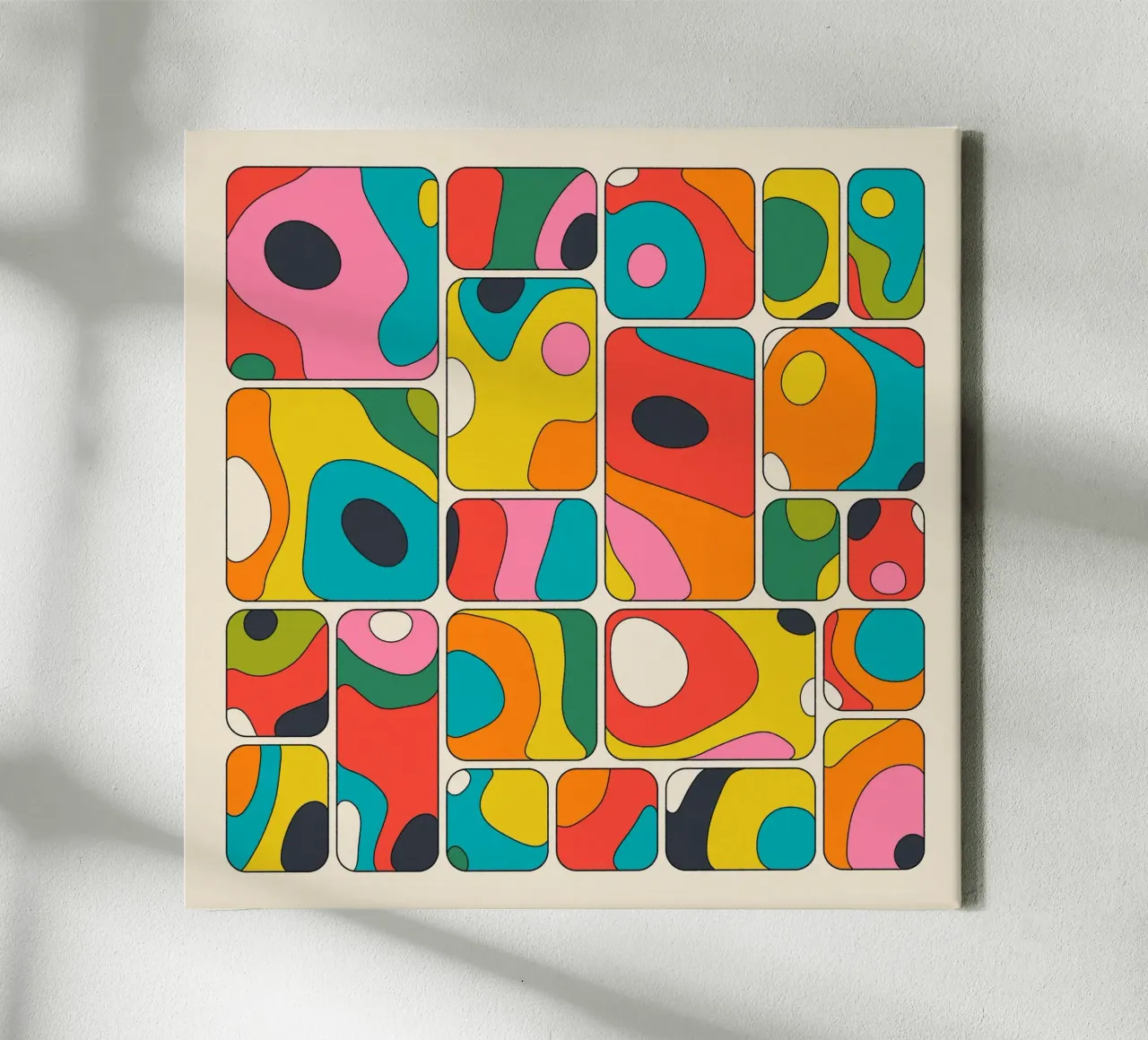 MORPHIC RHYTHM tela da Jazzberry Blue