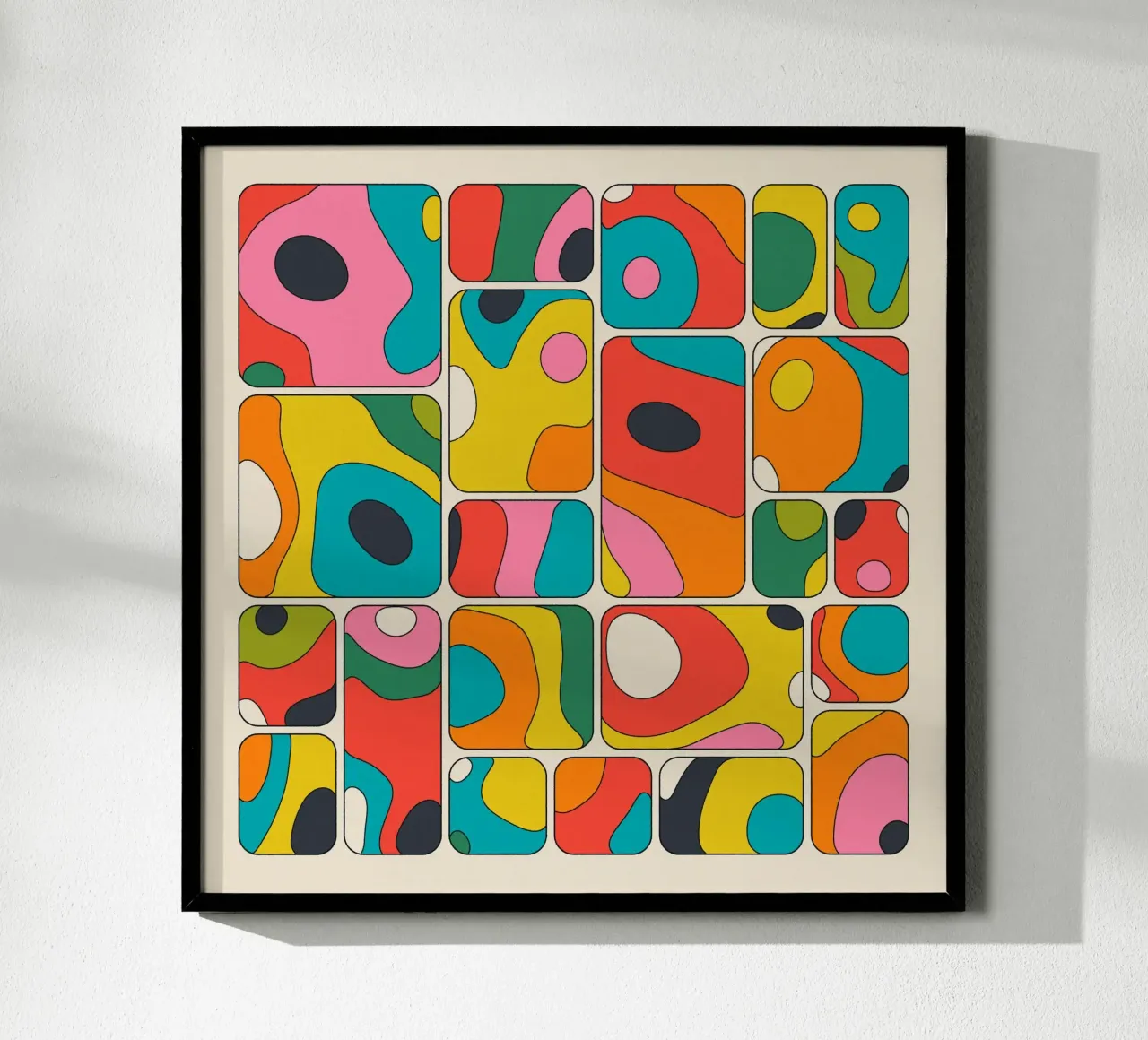 MORPHIC RHYTHM poster by Jazzberry Blue