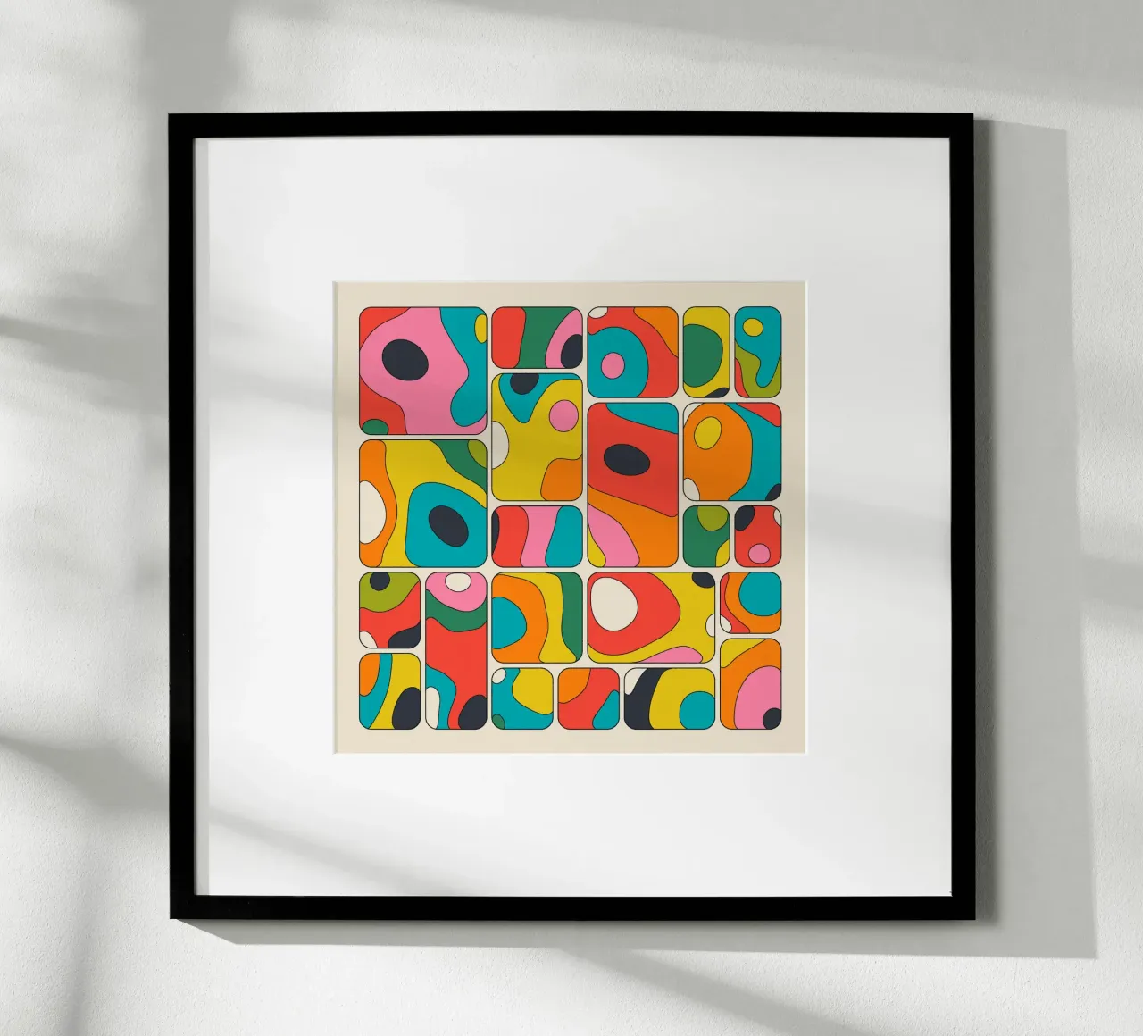 MORPHIC RHYTHM poster by Jazzberry Blue