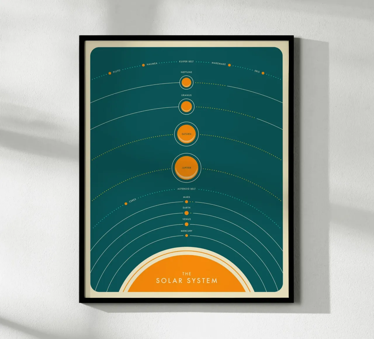 SISTEMA SOLARE carta hahnemühle da Jazzberry Blue