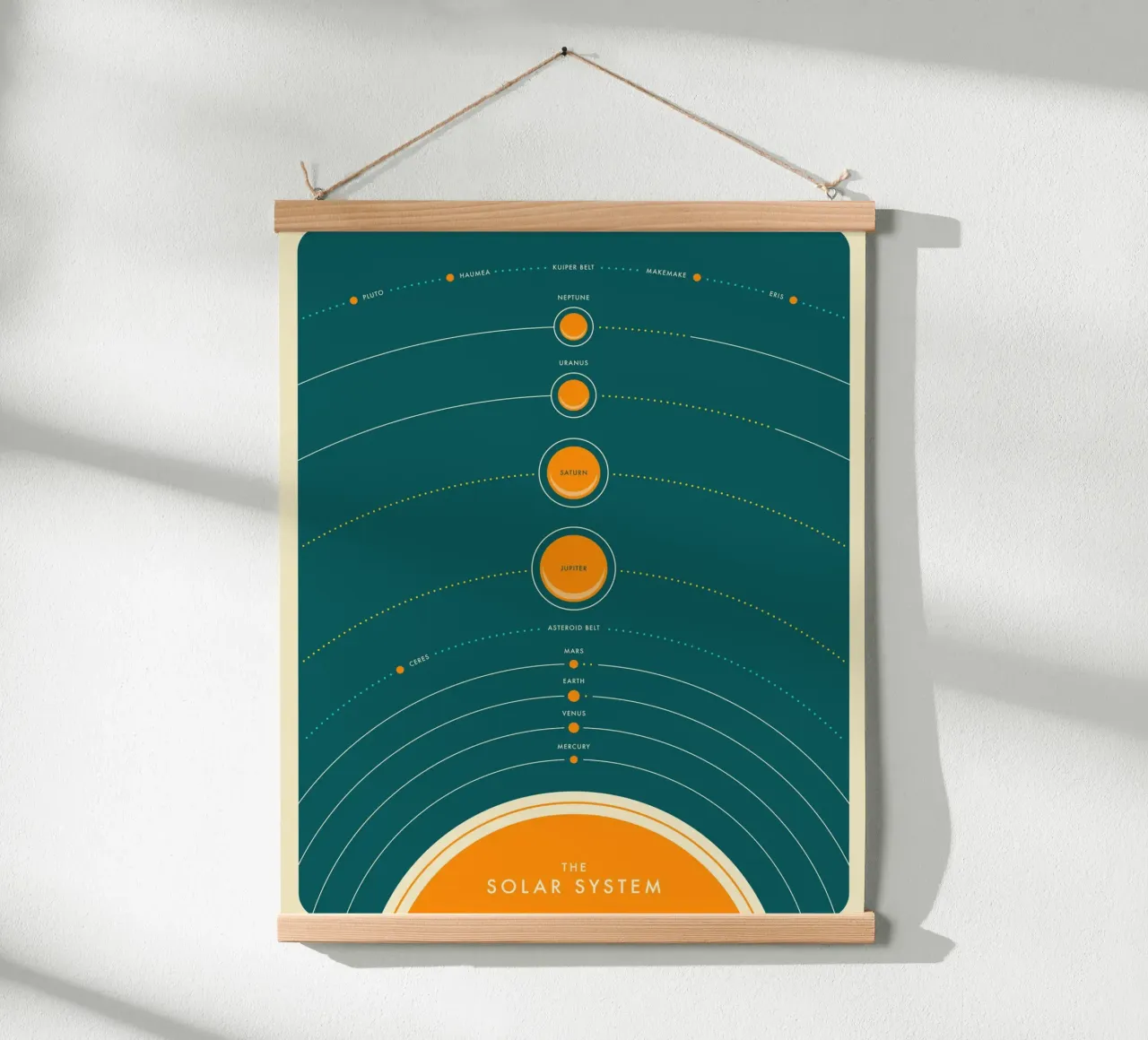 SISTEMA SOLARE carta hahnemühle da Jazzberry Blue