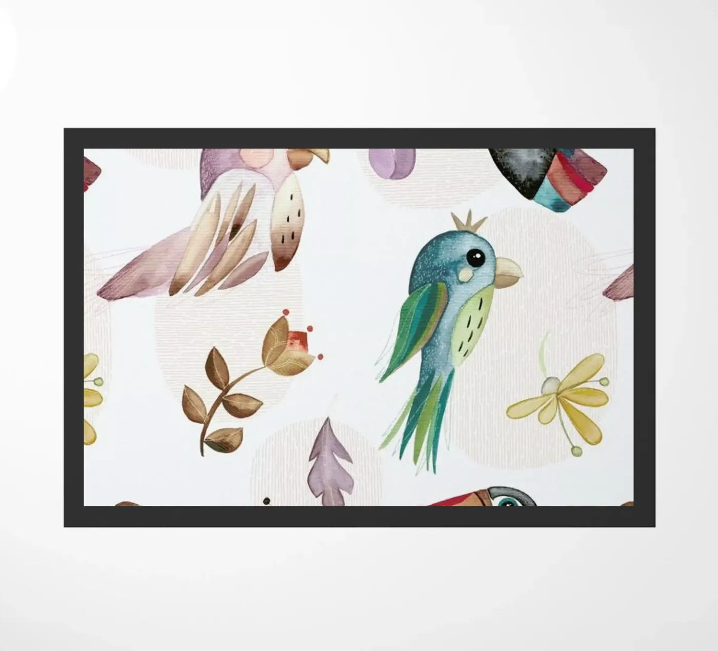 Birds doormat by Sabrina Ziegenhorn