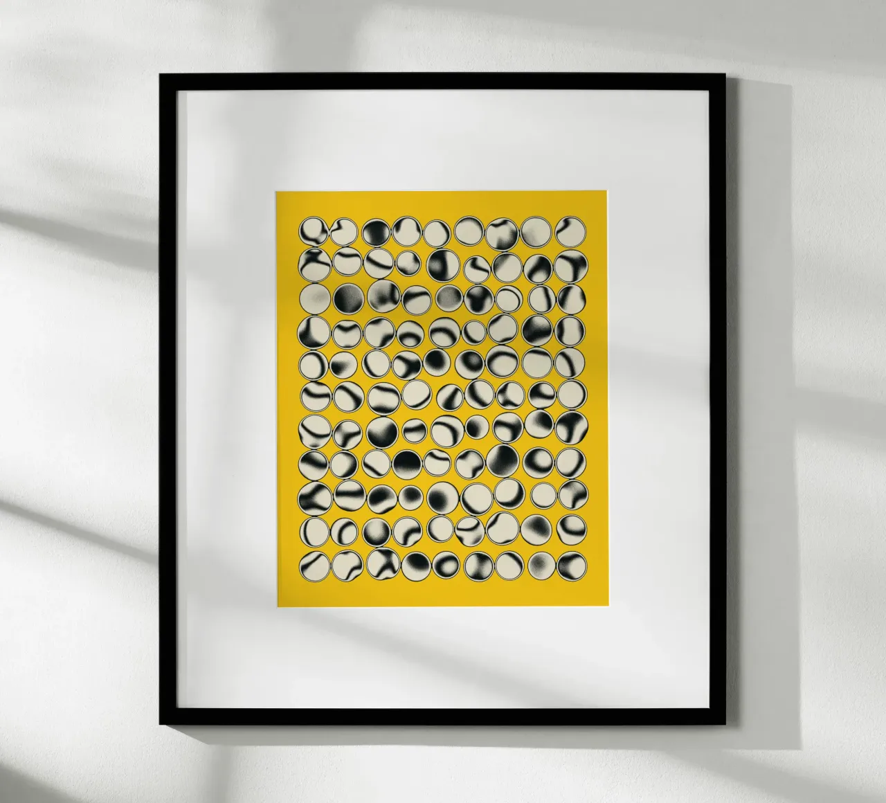 ORBS 3 poster con telaio in alluminio da Jazzberry Blue