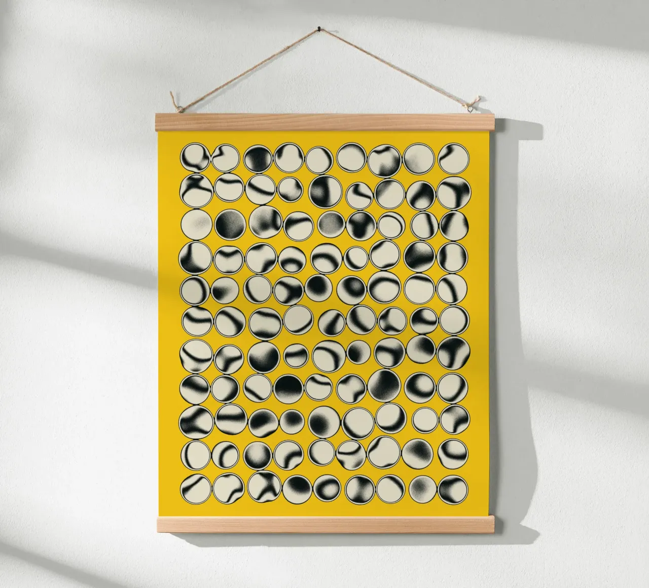 ORBS 3 poster con telaio in alluminio da Jazzberry Blue