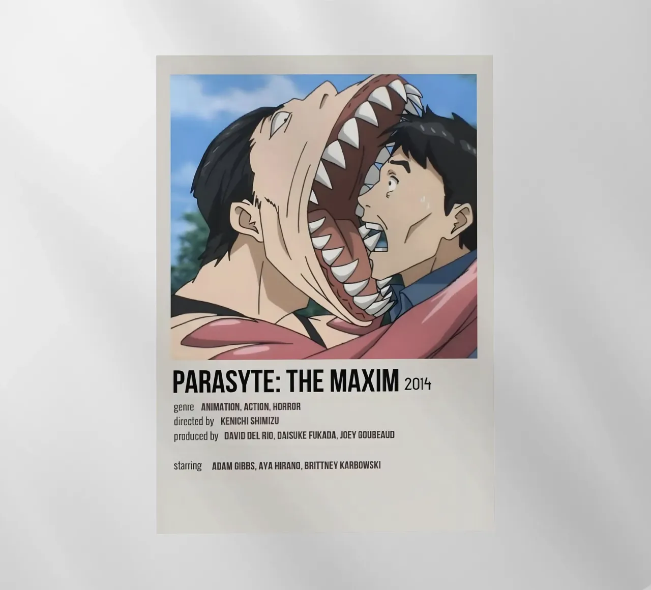 PARASYTE THE MAXIM 2014 pellicola backlit da Totoya
