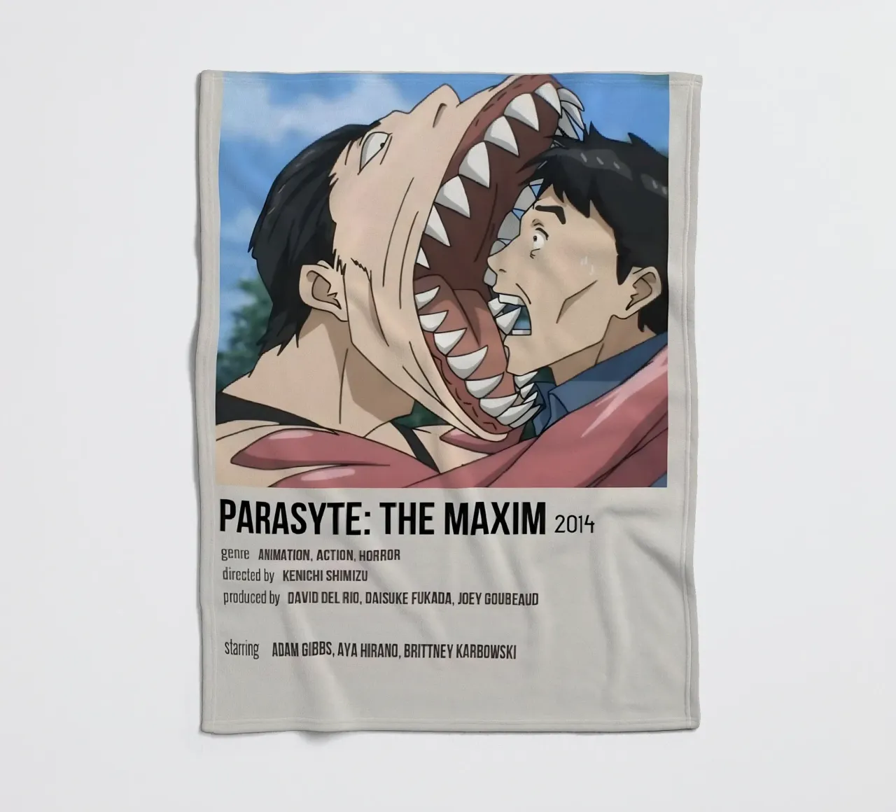 PARASYTE THE MAXIM 2014 coperta in pile da Totoya